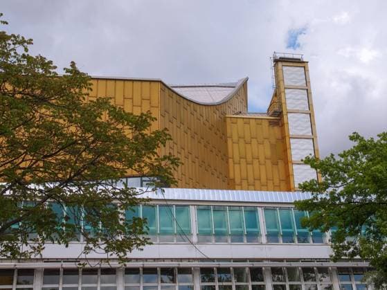 Konzertsaal der Berliner Philharmonie in Berlin Deutschland