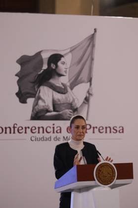 Mexico s first female president, Claudia Sheinbaum Pardo, speaks during an briefing conference, where she presented the National Security Strategy, at the National Palace. on October 8, 2024 in Mexico City, Mexico. Mexico City Mexico - ZUMAe321 20241008_zia_e321_008 Copyright: xIanxRoblesx