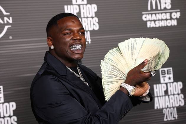 Bilder des Jahres 2024, Entertainment 10 Oktober Entertainment Themen der Woche KW41 Big Boogie arrives for the BET Hip Hop Awards 2024 at Drai s Nightclub & Beachclub at the Cromwell Hotel in Las Vegas, Nevada on Tuesday, October 8, 2024.  LAV20241008052 JAMESxATOA