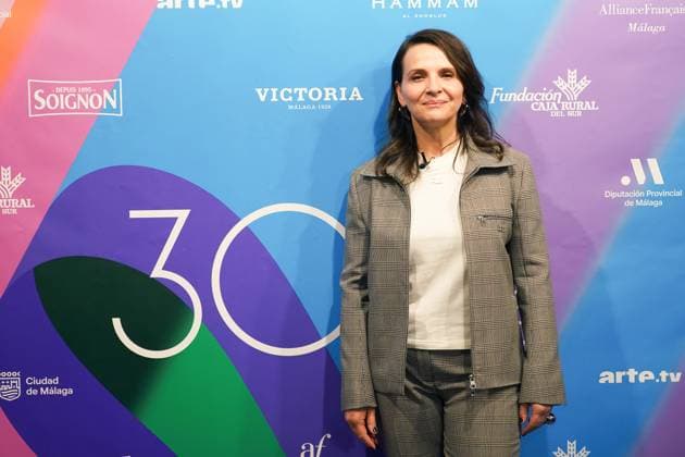 Entertainment Themen der Woche KW41 Entertainment Bilder des Tages Press conference with Juliette Binoche at the Malaga French Film Festival Actress Juliette Binoche at the beginning of the press conference at the Malaga French Film Festival On October 11, 2024, in Malaga Andalusia, Spain On the occasion of its 30th anniversary, the Malaga French Film Festival will welcome international actress Juliette Binoche to open the event, present her with the Honorary Award and dedicate a retrospective to rediscover some of her outstanding French films, will welcome international actress Juliette Binoche to inaugurate the event, present her with the Honorary Award and dedicate a retrospective to rediscover some of her outstanding French films 11 OCTOBER 2024 Á Malaga Andalucia, Spain Malaga Andalucia, Spain Spain  Copyright: xÃlexxZeax 6270377