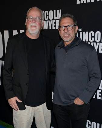 The Lincoln Lawyer Season 3 Celebration 10 October 2024 - Beverly Hills, California - Michael Connelly and Barry Rossen. The Lincoln Lawyer Season 3 Celebration at LA Center Studios. Photo Credit: Billy Bennight AdMedia Los Angeles California United States EDITORIAL USE ONLY  Copyright: xx BillyxBennightx admphotostwo899972