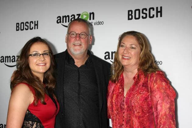 USA - Bosch Amazon Red Carpet Premiere Screening - Los Angeles LOS ANGELES - FEB 3: Callie Connelly, Michael Connelly, Linda McCaleb at the Bosch Amazon Red Carpet Premiere Screening at a ArcLight Hollywood Theaters on February 3, 2015 in Los Angeles, CA Los Angeles CA USA EDITORIAL USE ONLY Copyright: xx KathyxHutchinsx khphotos549723