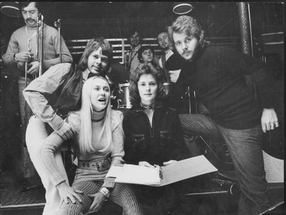 Abba troligen 1971. Bild: Kenneth Olsson Skanereportage *** Local Caption *** Skanereportage x2524x *** Abba probably 1971 Image Kenneth Olsson Skanereportage Local Caption Skanereportage x2524x  Copyright: xKamerareportage TTx