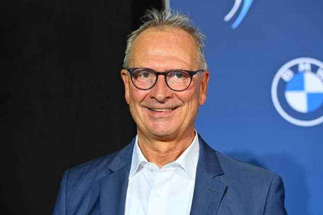 Matthias BEHR, Einzelbild,angeschnittenes Einzelmotiv,Portraet,Portrait,Porträt Bayerischer Sportpreis 2024 in der BMW Welt, Roter Teppich,Red Carpet am 12.10.2024.