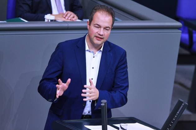 Berlin, Deutschland, 10.10.2024: Deutscher Bundestag: 191. Bundestagssitzung: Martin Sichert, AfD *** Berlin, Germany, 10 10 2024 German Bundestag 191 Bundestag session Martin Sichert, AfD Copyright: xdtsxNachrichtenagenturx dts_48559