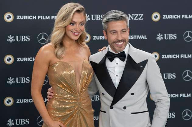 Jennifer Bosshard und Max Loong bei der Preisverleihung auf dem 20. Zurich Film Festival 2024 im Opernhaus. Zürich, 12.10.2024