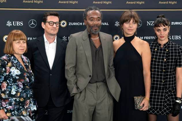 Ewa Puszczynska, Jo Willems, Lee Daniels, Sophie Deraspe und Souheila Yacoub bei der Preisverleihung auf dem 20. Zurich Film Festival 2024 im Opernhaus. Zürich, 12.10.2024