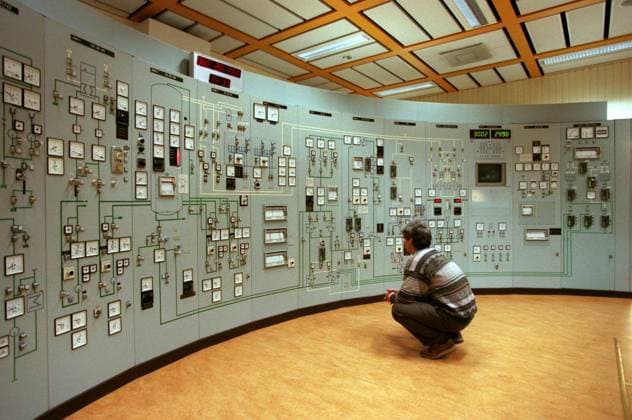 Stockholm 970917 Oskarshamn nuclear power plant, O 1 an, was quickly shut down on Wednesday STOCKHOLM SWEDEN x15x  Copyright: xLeifxEngbergx