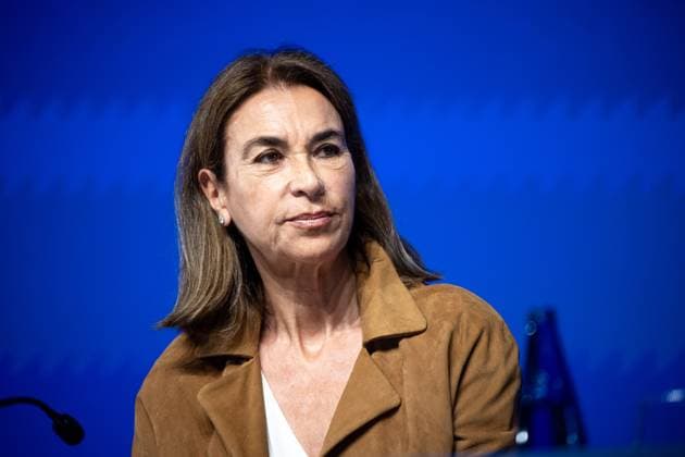 The Jury of the Planeta Prize holds a press conference one day before the 73rd edition The director of Editorial Planeta, Belén López, during a press conference one day before the presentation of the 73rd edition of the Planeta Prize at La Llotja de Mar, on October 14, 2024, in Barcelona, Catalonia Spain Tomorrow the 73rd edition of the Planeta Prize will be awarded, The new additions to the jury are the writer Luz Gabás, winner in 2022, and the academic Eva Giner 14 OCTOBER 2024 PLANETA PRIZE PRESS CONFERENCE BARCELONA CATALUNYA Lorena Sopê Barcelona Catalunya Catalunya Barcelona Catalunya Espana  Copyright: xLorenaxSopÃªnax 6274256