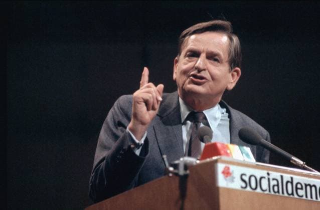 MALMÖ 1976. Olof Palme. persons: OLOF PALME sites: SWEDEN ;SKANE ;MALMÖ Malmö Sweden sp_sw x5600x  Copyright: xBENGTxOxNORDINxBONx OLOF PALME