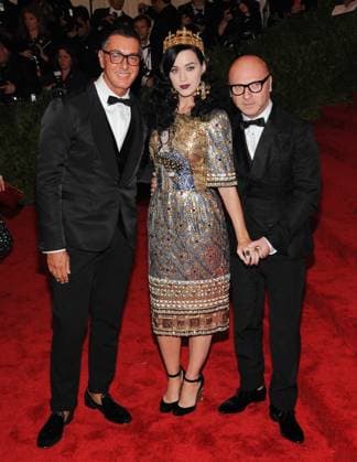 PUNK: Chaos To Couture Costume Institute Gala 06 May 2013 - New York, New York- Stefano Gabbana, Domenico Dolce, Katy Perry. PUNK: Chaos To Couture Costume Institute Gala held at the Metropolitan Museum of Art. Photo Credit: Christopher Smith AdMedia New York NY United States EDITORIAL USE ONLY  Copyright: xx ChristopherxSmith AdMediax admphotos906065