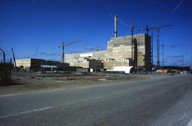NUCLEAR POWER PLANT, CONSTRUCTION sites FORSMARK SWEDEN sp sw x5600x  Copyright: xBERTILxOLOFSSONxBOx FORSMARK 3
