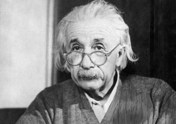 Original caption...EINSTEIN URGES RENOUNCE H-BOMB AND ALL VIOLENCE. Newly pictured here is PROFESSOR ALBERT EINSTEIN who, from his retreat in America, recently gave a solemn warning to the world that the hydrogen bomb could destroy all life. Professor Einstein, broadcasting from Princeton, New Jersey, urged that the only way to stop all war and prevent the hysterical armament race is a mutual solemn renunciation of violence and all arms. Note 1879-1955. German-Swiss-American physicist. Nobel Prize: physics 1921. Mustaches, the hydrogen bomb, the atomic bomb CD123 persons: Albert Einstein sites: GERMANY* ;USA, NEW JERSEY sp_sw x5600x *** Original caption EINSTEIN URGES RENOUNCE H BOMB AND ALL VIOLENCE Newly pictured here is PROFESSOR ALBER  Copyright: xXxXxXx EINSTEIN, ALBERT