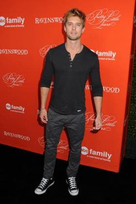 Pretty Little Liars Halloween Episode Screening 15 October 2013 - Los Angeles, California - Drew Van Acker. Pretty Little Liars Halloween Episode Screening held at the Hollywood Forever Cemetery. Photo Credit: Byron Purvis AdMedia Los Angeles CA United States EDITORIAL USE ONLY  Copyright: xx ByronxPurvis AdMediax admphotos959580