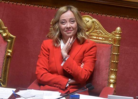 Bilder des Jahres 2024, News 10 Oktober News Themen der Woche KW42 Italy, Rome, October 15, 2024 - Communications in Senato of the Prime Minister Giorgia Meloni Italy, Rome, October 15, 2024 : The President of the Council, Giorgia Meloni, makes her communications in Senato, in view of the meeting of the next European Council., Credit:Stefano Carofei Avalon Italy, Rome  Copyright: xStefanoxCarofeix xAvalonx 0921783177