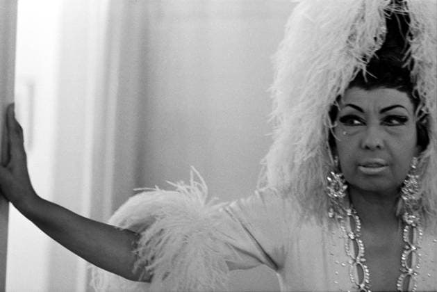 Josephine Baker (DDR-Auftritt) Die unsterbliche Französisch-US-Amerikanische Tänzerin, Sängerin und Schauspielerin Josephine Baker im Friedrichstadtpalast, wo sie im Programm Da capo an zwei Abenden auftrat, Ost-Berlin 1968. Ost-Berlin Friedrichstadtpalast Deutschland (DDR) Copyright: TassiloxLeher LEH_91020000058 Nur redaktionelle Nutzung Editorial usage only EDITORIAL USE ONLY