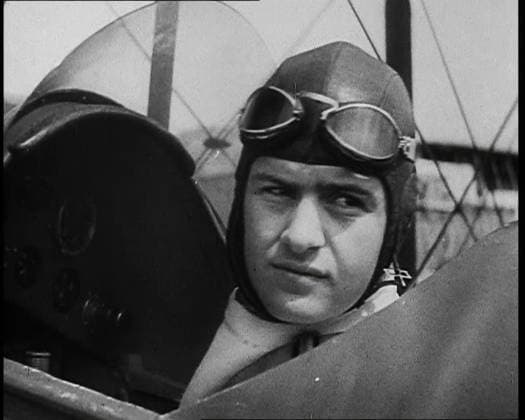 RECORD DATE NOT STATED Bruno Mussolini, Son of Italian Leader Benito Mussolini, in Flying Cap Sitting in the Cockpit of Biplane, 1937. Spanish Civil War. A strange kind of war - modern and yet curiously amateur. For, let s face it, most who fought in it were amateurs - self-taught in the hard school of urgent, violent battle. But not all amateurs, for this war was a testing ground for professionals too. Wasn t young Bruno Mussolini flying for Franco? . On 7 August 1941, the 23-year-old Mussolini, commander of the 274a Squadriglia (274th Squadron), was flying near the San Giusto Airport in Pisa, when he crashed and was killed. From Time To Remember - Sense Of Values, 1937 (Reel 2); documentary film about the events of 1937, war in the Far East, build up to war i  Copyright:BritishxPathexLtd HeritagexImagesxBritishxPathexLtdx IMAGO