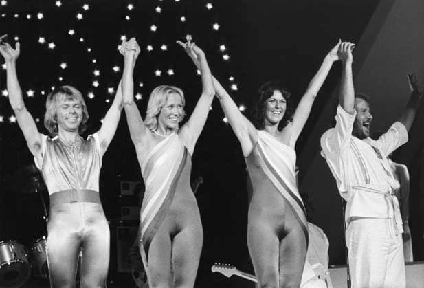 FILE 19790921 Members of the Swedish pop group Abba, From left, Bjorn Ulvaeus, Agnetha Faltskog, Anni-Frid Lyngstad and Benny Andersson. on stage September 21, 1979, during Abba Touring the USA USA x417x *** FILE 19790921 Members of the Swedish pop group Abba, From left, Bjorn Ulvaeus, Agnetha Faltskog, Anni Frid Lyngstad and Benny Andersson on stage September 21, 1979, during Abba Touring the USA USA x417x  Copyright: xHassexPerssonx xTTx x ABBA I USA