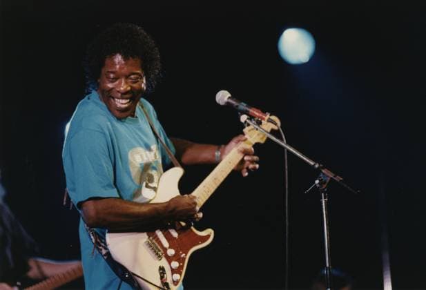 RECORD DATE NOT STATED Buddy Guy, Cambridge Folk Festival, 1992. Copyright:xNationalxJazzxArchive HeritagexImagesxBrianxFoskettx IMAGO, ! ACHTUNG: AUFNAHMEDATUM GESCHÄTZT!  Copyright:NationalxJazzxArchive HeritagexImagesxBrianxFoskettx IMAGO