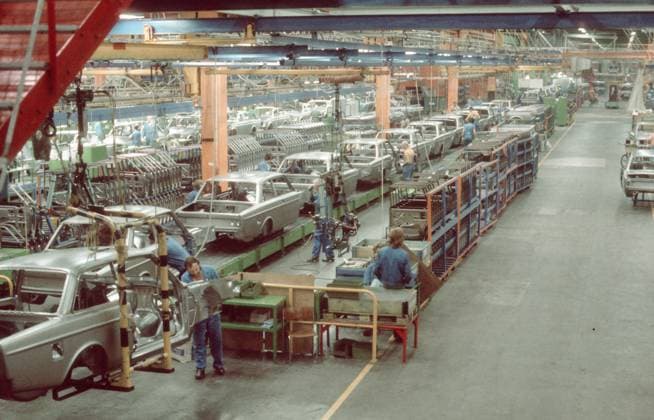 TORSLANDA 1978. automotive industry volvo torslandaverken assembly hall Aug 1978 sites: SWEDEN ;TORSLANDA Torslanda Sweden sp_sw x5600x *** TORSLANDA 1978 automotive industry volvo torslandaverken assembly hall Aug 1978 sites SWEDEN TORSLANDA Torslanda Sweden sp sw x5600x  Copyright: xPEOxISANDERxPIx VOLVO CARS ASSEMBLED
