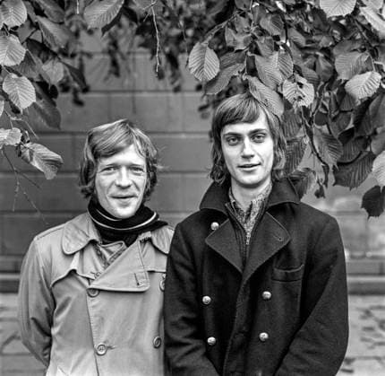 ARCHIVE STOCKHOLM 16-10-1970 Comedian Lars Brasse Brännström (left) and cinematographer, director Lasse Hallström (right) in connection with the presentation of the comedy program Oj! - is it friday already? with Magnus and Brasse in the lead roles. The program was broadcast in four parts starting on 16 10 1970 in SVT TV2. Stockholm Sweden sp_sw x5600x *** ARCHIVE STOCKHOLM 16 10 1970 Comedian Lars Brasse Brännström left and cinematographer, director Lasse Hallström right in connection with the presentation of the comedy program Oj is it friday already with Magnus and Brasse in the lead roles The program was broadcast in four parts starting on 16 10 1970 in SVT TV2 Stockholm Sweden sp sw x5600x  Copyright: xKennethxThorÃ nx xSVTx x FUEL CURRENT HALL CURRENT
