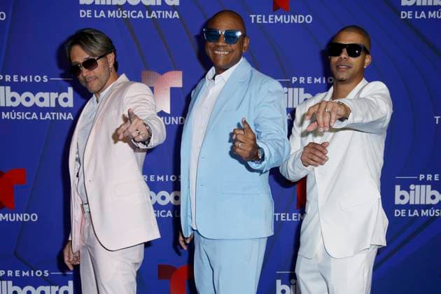 Entertainment Themen der Woche KW42 Entertainment Bilder des Tages Proyecto Uno walks the red carpet at the 2024 Latin Billboard Music Awards at the Mediapro Studio in Medley, Florida on Thursday, October 17, 2024.  MIA20241017123 GARYxIxROTHSTEIN