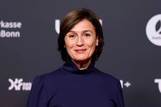 Fernsehmoderatorin Sandra Maischberger bei der Vorstellung des Films Riefenstahl auf dem Film Festival Cologne 2024 im Filmpalast. Köln, 17.10.2024 NRW Deutschland *** TV presenter Sandra Maischberger at the screening of the film Riefenstahl at the Film Festival Cologne 2024 in the Filmpalast Cologne, 17 10 2024 NRW Germany Copyright: xChristophxHardtx