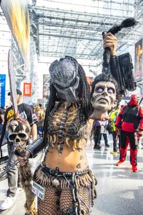 Entertainment Themen der Woche KW42 Entertainment Bilder des Tages News Bilder des Tages New York City Comic Con 2024 (NEW) New York Comic Con 2024. October 17, 2024, New York, USA: The opening day of New York Comic Con 2024 saw large crowds gathering at the Javits Convention Center for the annual pop culture celebration, running from October 17-20. Fans dressed in elaborate costumes, mingling with industry professionals and celebrities, while exploring a variety of booths featuring comics, gaming, and entertainment merchandise. Security measures were notably tight, ensuring a smooth experience for all attendees. Credit: Anthony Oliveira The News 2 (Foto: Anthony Oliveira Thenews2 imago images) New York City Comic Con 2024  Copyright: xAnthonyxOliveirax