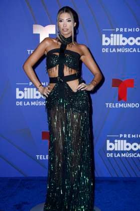 Valentina Mami walks the red carpet at the 2024 Latin Billboard Music Awards at the Mediapro Studio in Medley, Florida on Thursday, October 17, 2024.  MIA20241017151 GARYxIxROTHSTEIN