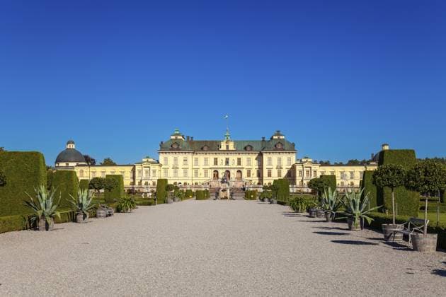 Schloss Drottningholm, Standort, Stockholm, Schweden, Skandinavien, Europa Drottningholm Palace, Site, Stockholm, Sweden, Scandinavia, Europe Copyright: imageBROKER AndreasxRose iblaro11576000.jpg