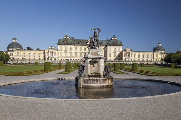 Schloss Drottningholm, Standort, Stockholm, Schweden, Skandinavien, Europa Drottningholm Palace, Site, Stockholm, Sweden, Scandinavia, Europe Copyright: imageBROKER AndreasxRose iblaro11575985.jpg