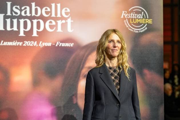 Sandrine Kimberlin attends the Lumière Festival 2024 award ceremony in Lyon on 10 18 2024 Photo Sandrine Thesillat Panoramic PEOPLE Price Lumiere Festival Lumiere 2024 Lyon 10 18 2024 SandrineThesillat Panoramic 