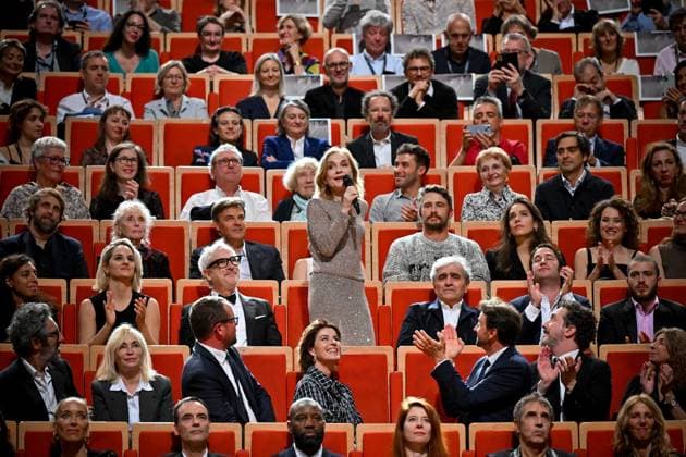 16th Lumiere Film Festival Lumiere Award Ceremony Isabelle Huppert attending the Lumiere Award Ceremony ( Prix Lumiere ) during the 16th Lumiere Film Festival in Lyon, France on October 18, 2024. Photo by Julien Reynaud APS-Medias ABACAPRESS.COM Lyon France  Copyright: xReynaudxJulien APS-Medias ABACAx