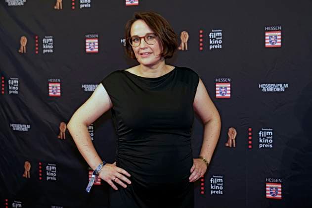 Anna Schoeppe bei der 35. Verleihung des Hessischen Film- und Kinopreises 2024 in der Alten Oper. Frankfurt am Main, 18.10.2024