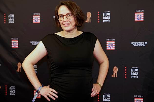 Anna Schoeppe bei der 35. Verleihung des Hessischen Film- und Kinopreises 2024 in der Alten Oper. Frankfurt am Main, 18.10.2024