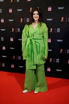 Marie Nasemann bei der 35. Verleihung des Hessischen Film- und Kinopreises 2024 in der Alten Oper. Frankfurt am Main, 18.10.2024