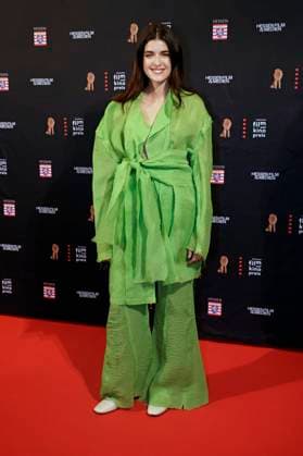 Marie Nasemann bei der 35. Verleihung des Hessischen Film- und Kinopreises 2024 in der Alten Oper. Frankfurt am Main, 18.10.2024