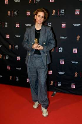 Pia Strietmann bei der 35. Verleihung des Hessischen Film- und Kinopreises 2024 in der Alten Oper. Frankfurt am Main, 18.10.2024