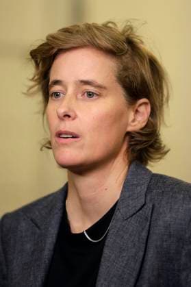 Pia Strietmann bei der 35. Verleihung des Hessischen Film- und Kinopreises 2024 in der Alten Oper. Frankfurt am Main, 18.10.2024