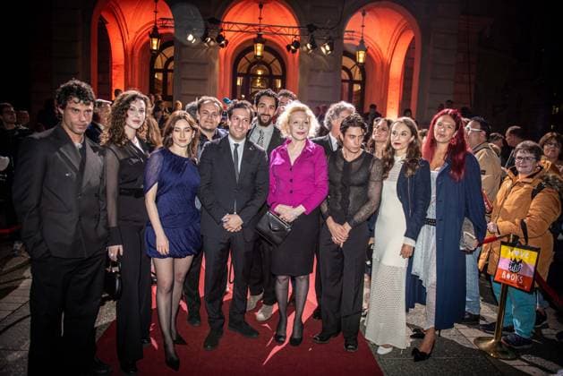 18.10.2024 xesx Frankfurt am Main, Alte Oper Der Hessische Film- und Kinopreis 2024 Schauspielerin Deleila Piasko und Sunnyi Melles (Die Zweifler)