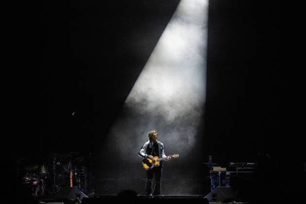 October 18, 2024, Sacramento, Ca, USA: Keith Urban performs during the Golden Sky Music Festival at Discovery Park on Friday, Oct. 18, 2024 in Sacramento. Sacramento USA - ZUMAj89_ 20241018_zaf_j89_009 Copyright: xPaulxKitagakixJr.x