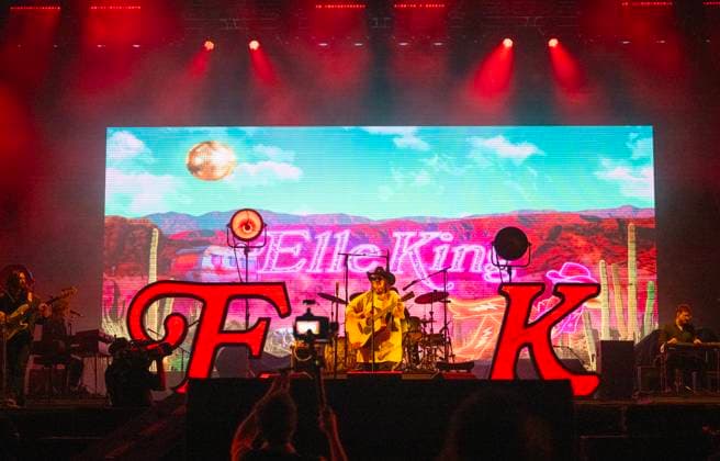 October 18, 2024, Sacramento, Ca, USA: Elle King performs during the Golden Sky Music Festival at Discovery Park on Friday, Oct. 18, 2024 in Sacramento. Sacramento USA - ZUMAj89_ 20241018_zaf_j89_008 Copyright: xPaulxKitagakixJr.x