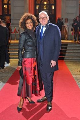 Hessischer Film- und Kinopreis 2024. Dennenesch Zoude und Stephan Köhler anläßlich der Verleihung des Hessischen Film- und Kinopreises am 18.10.2024 in der Alten Oper, Frankfurt Main. 20241018MWI010677