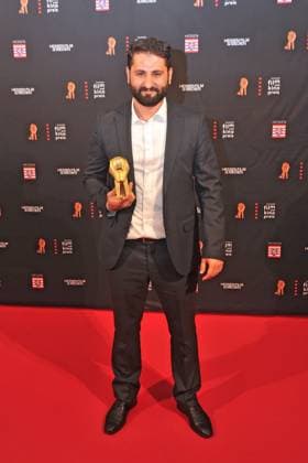 Hessischer Film- und Kinopreis 2024. Nur Muhammed Tarhan anläßlich der Verleihung des Hessischen Film- und Kinopreises am 18.10.2024 in der Alten Oper, Frankfurt Main. 20241018MWI010862