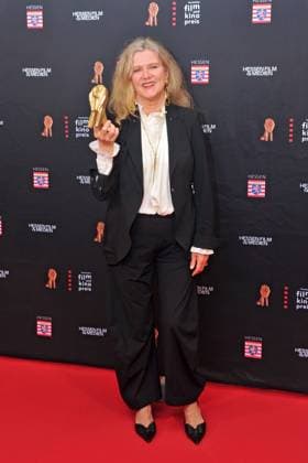 Hessischer Film- und Kinopreis 2024. Barbara Sukowa anläßlich der Verleihung des Hessischen Film- und Kinopreises am 18.10.2024 in der Alten Oper, Frankfurt Main. 20241018MWI011058