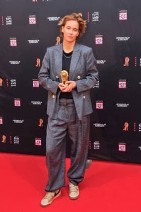 Hessischer Film- und Kinopreis 2024. Pia Strietmann anläßlich der Verleihung des Hessischen Film- und Kinopreises am 18.10.2024 in der Alten Oper, Frankfurt Main. 20241018MWI010916