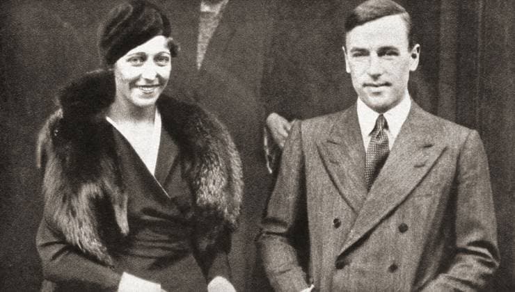 RECORD DATE NOT STATED Amy Johnson and her husband Jim Mollison. Amy Johnson and her husband Jim Mollison, seen here on their wedding day, 1932. Amy Johnson, 1903 - disappeared 5 January 1941. Pioneering English female pilot who was the first woman to fly solo from London to Australia. James Allan Mollison, 1905 -1959. Scottish pioneer aviator. From The Pageant of the Century, published 1934. Copyright: KenxWelshx xDesignxPics 902_05_13263220HighRes