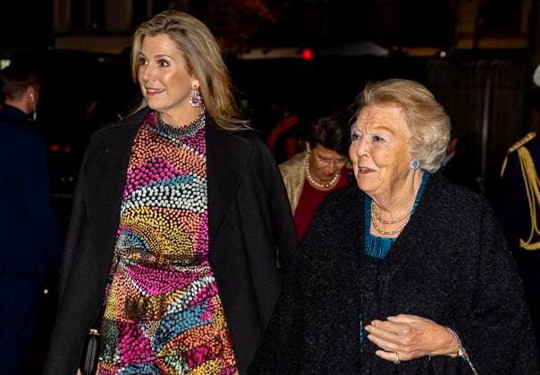Entertainment Themen der Woche KW43 Entertainment Bilder des Tages 21-10-2024 Utrecht Queen Maxima and Princess Beatrix attended the anniversary concert of Ton Koopman, founder of the Amsterdam Baroque Orchestra & Choir, in TivoliVredenburg in Utrecht. Â  Copyright: xPPEx