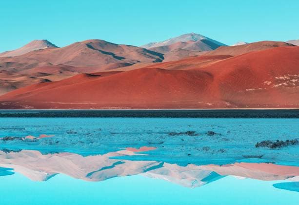 Laguna Verde Fantastic Scenic landscapes of Northern Argentina. Beautiful inspiring natural landscapes. Laguna Verde in Salar Antofalla. Copyright: xZoonar.com GalynaxAndrushkox 21892269