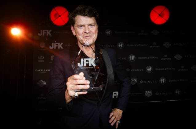 AMSTERDAM - Winner Beau van Erven Dorens during the announcement JFK s Greatest Man 2024. ANP JEROEN JUMELET netherlands out - belgium out  Copyright: xx x511657735x originalFilename: 511657735.jpg